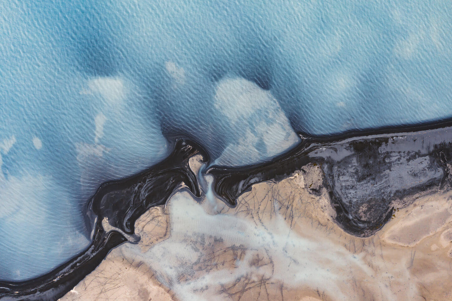 Abstract Aerial Photography of Iceland by Jan Erik Waider