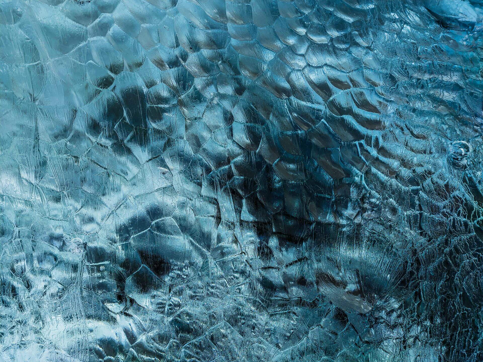 Abstract Details of Glacier Ice in Iceland, captured by Jan Erik Waider