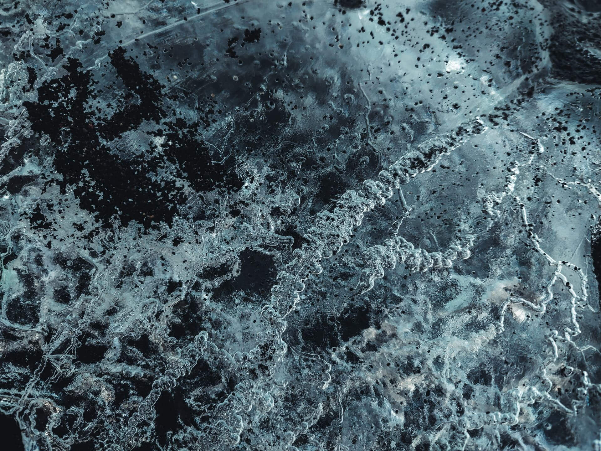 Abstract Photography of Glacial Ice in Iceland by Jan Erik Waider