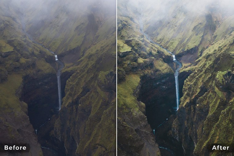 Lightroom Presets for Landscape Aerial Photography
