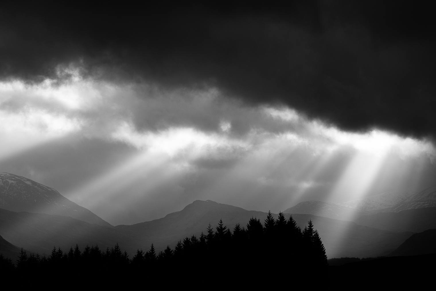 Landscape photo edited with Black & White Lightroom Presets