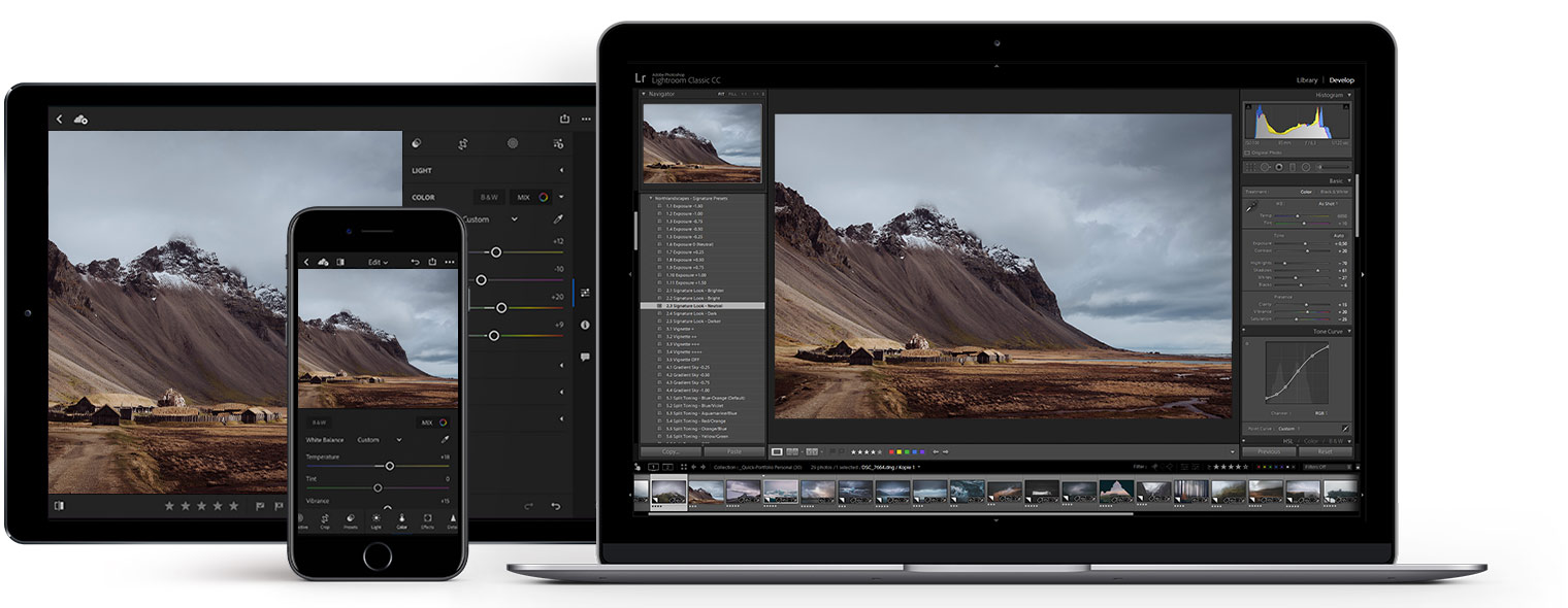 Developed for Lightroom Desktop and Mobile App