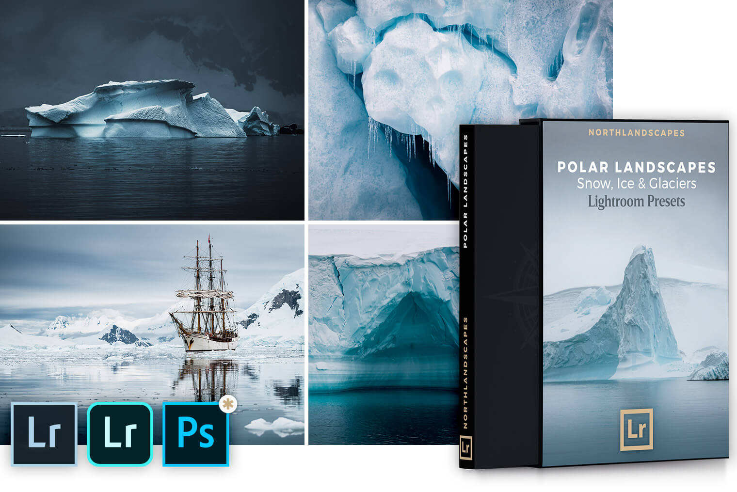 Polar Landscapes Lightroom Presets (Arctic and Antarctica)