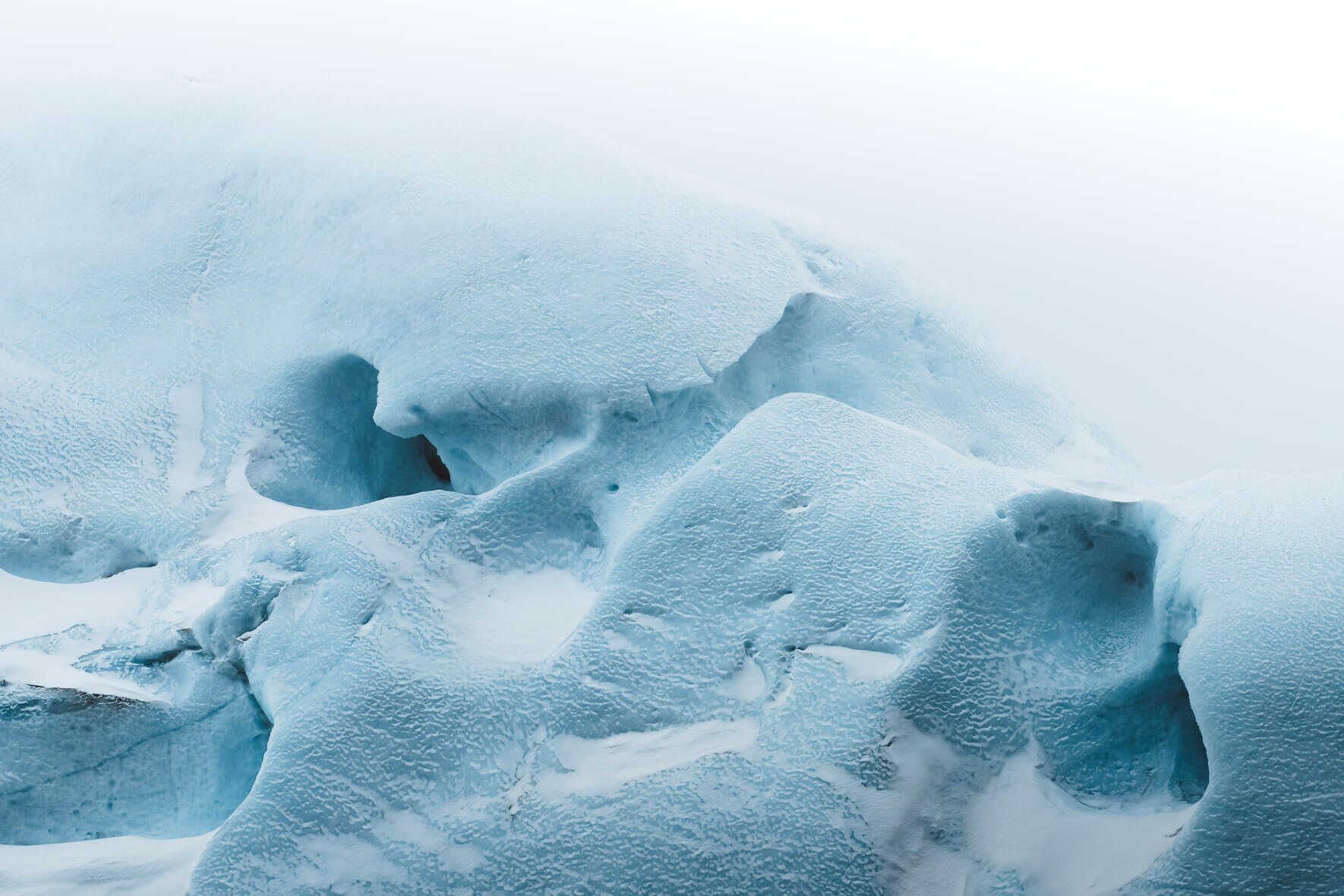 Surreal shapes of iceberg in Greenland