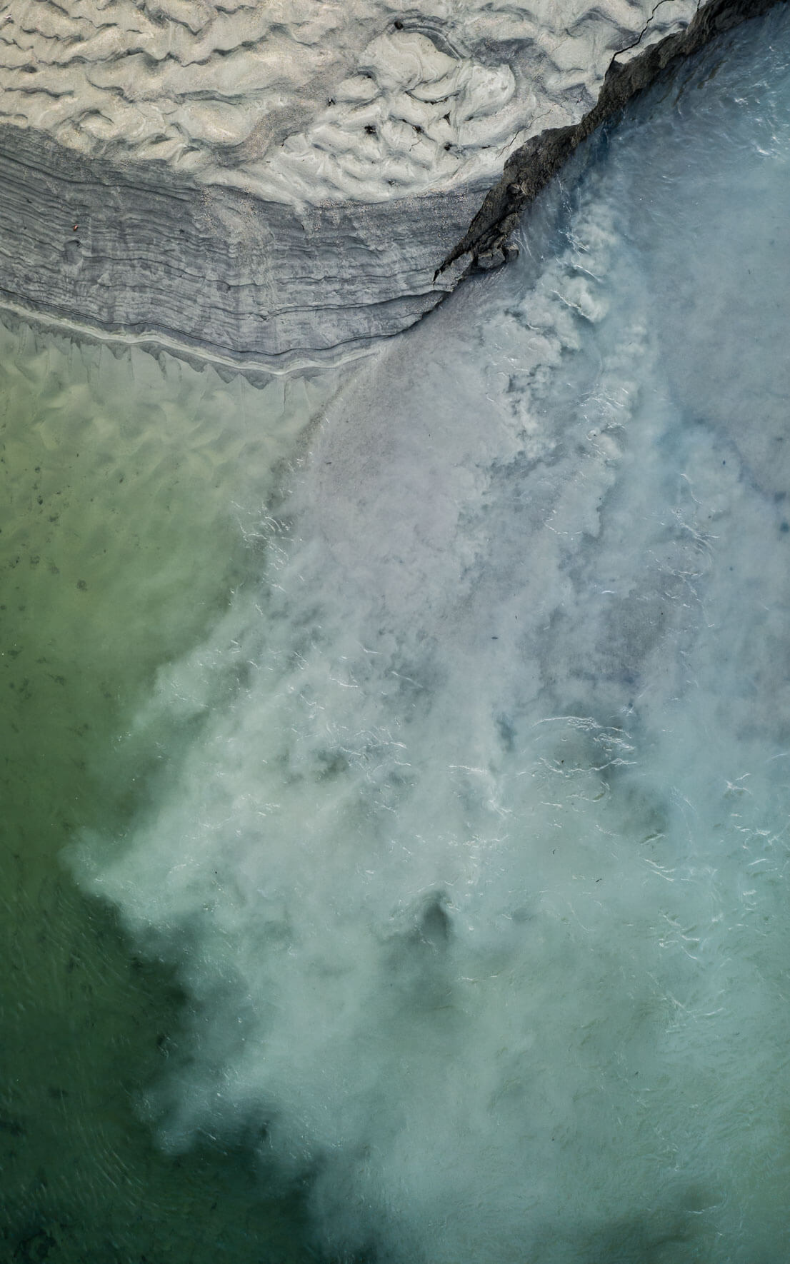 Glacial river in Fjord Norway