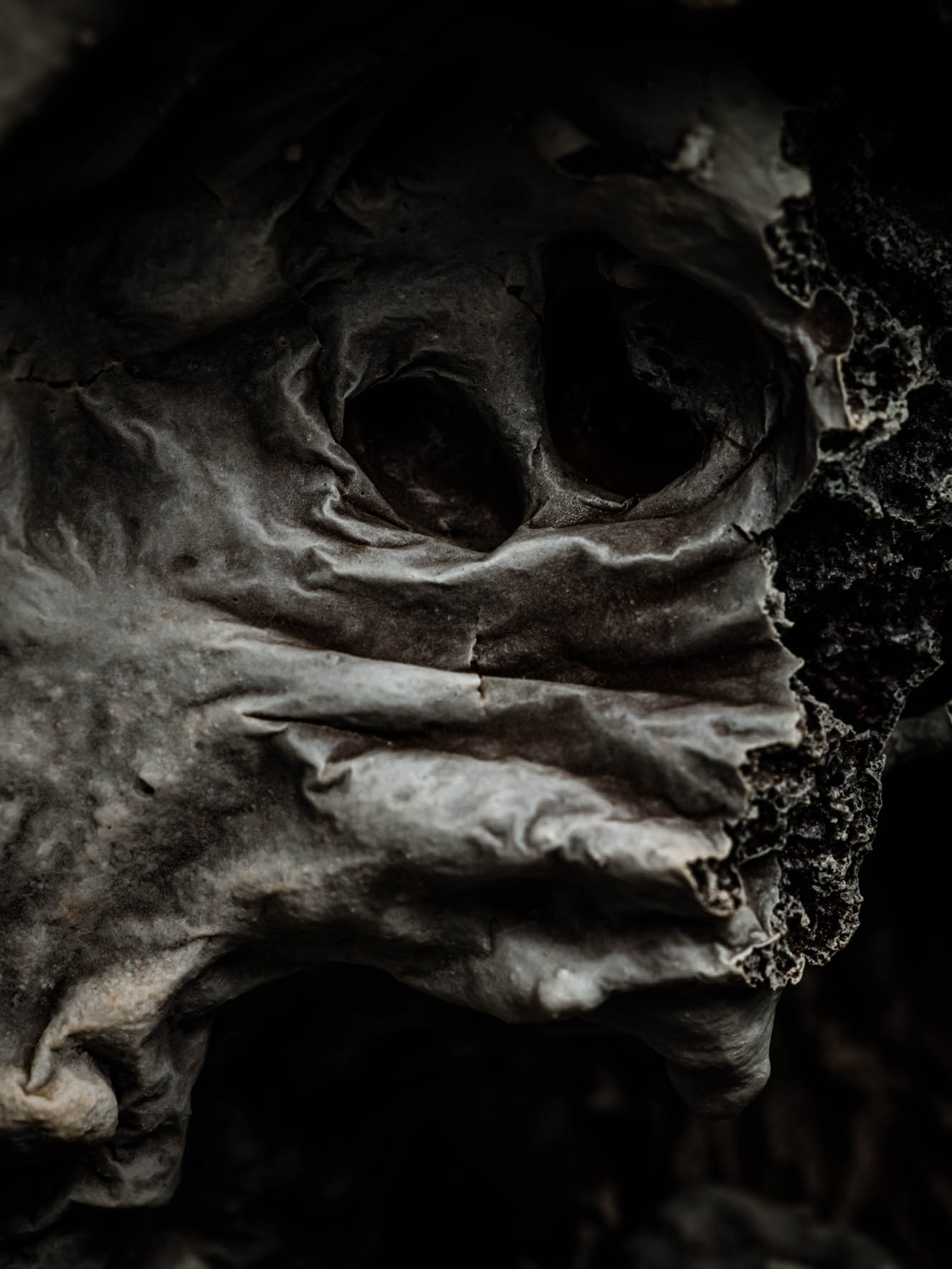 Abstract Photography of Krafla Lava Field in North Iceland