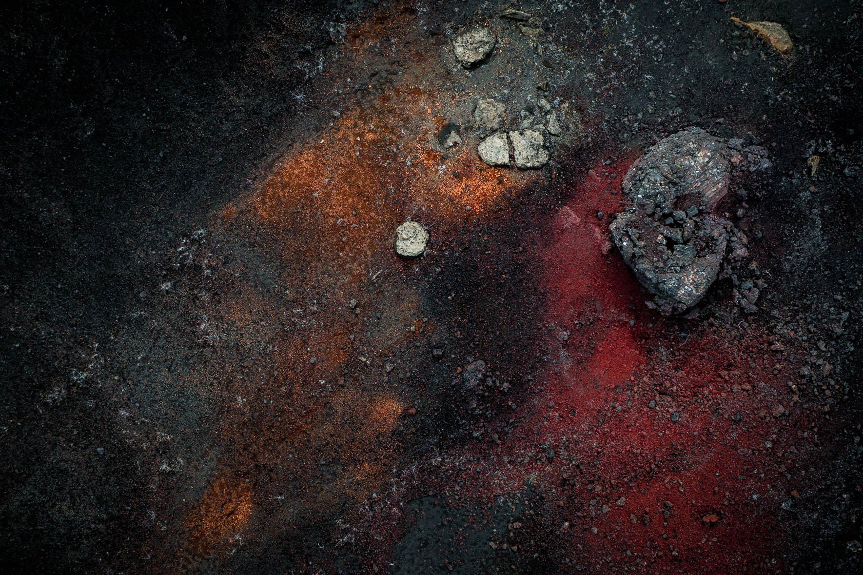 Volcanic Geology of Iceland with Colorful Sand and Rocks