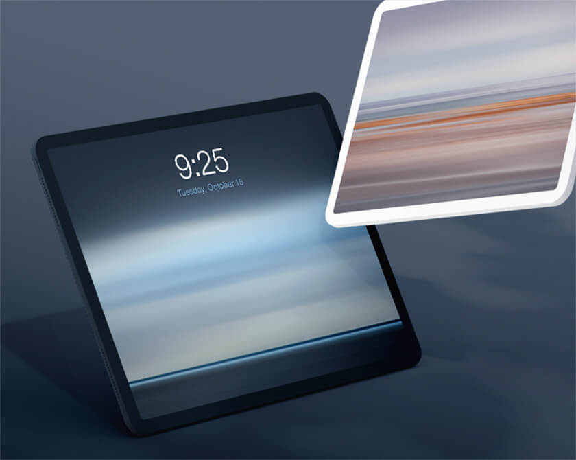 Abstract seascapes wallpaper set