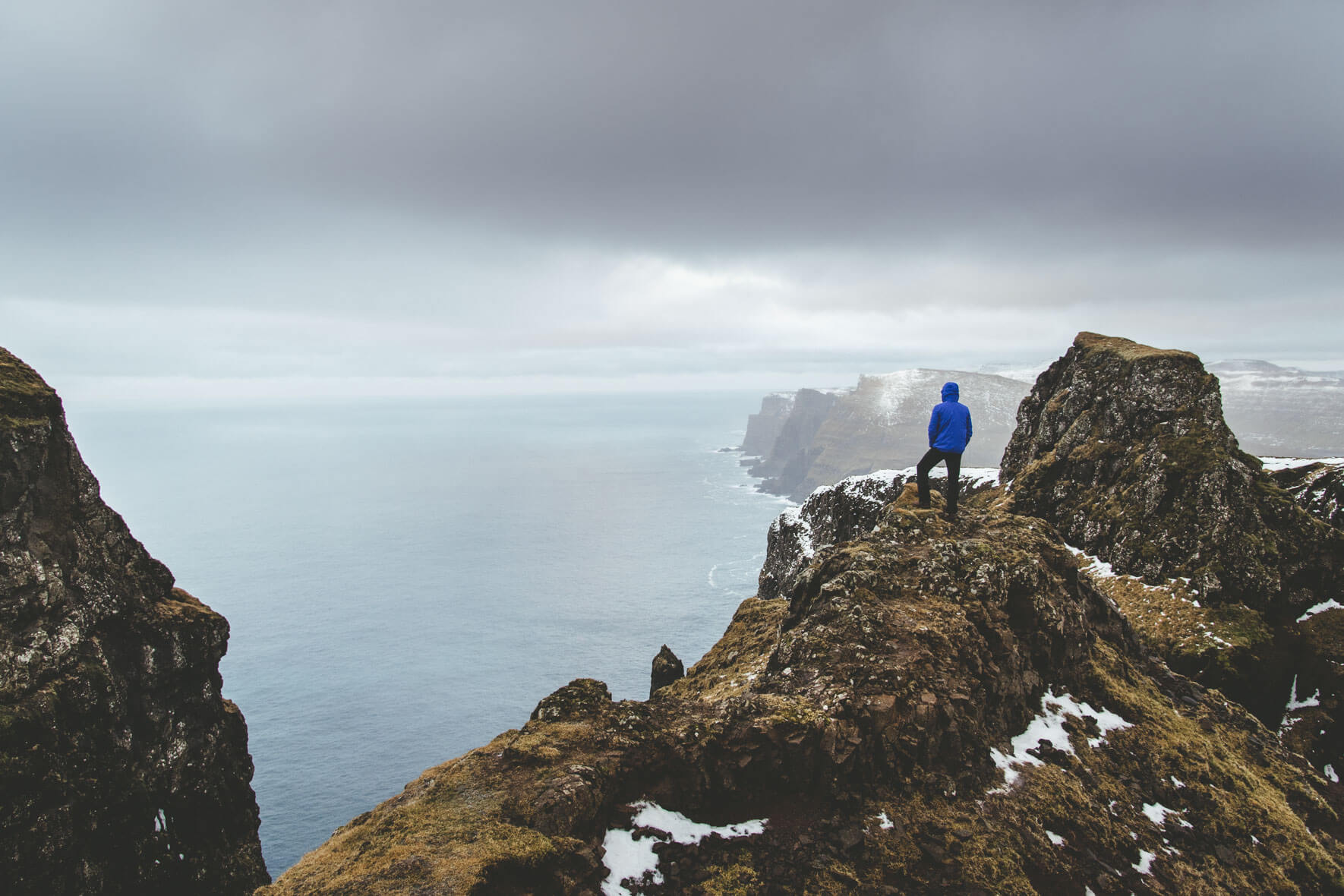 Bird cliffs on the Faroe Islands