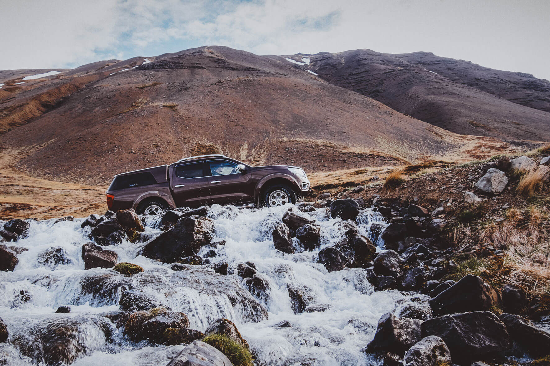 Nissan Navara AT35 (Arctic Trucks) in the Westfjords of Iceland