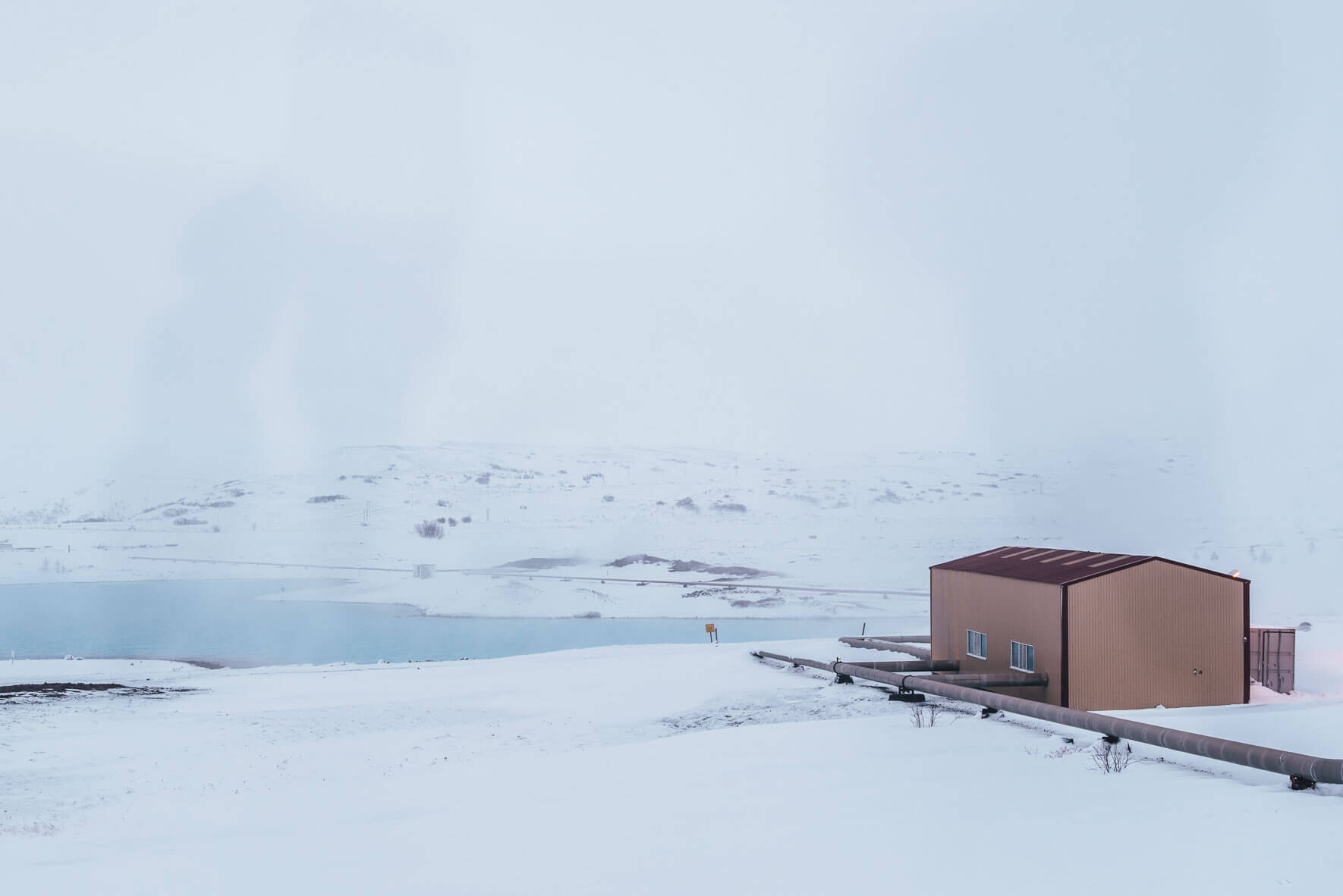 Bjarnarflag Power Station operated by Landsvirkjun, the Icelandic national power company