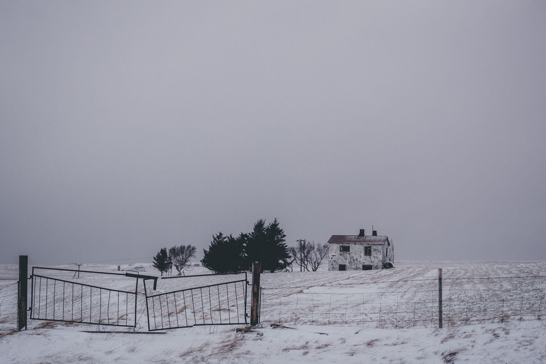 Abandoned farm in Búðardalur in the Westfjords of Iceland