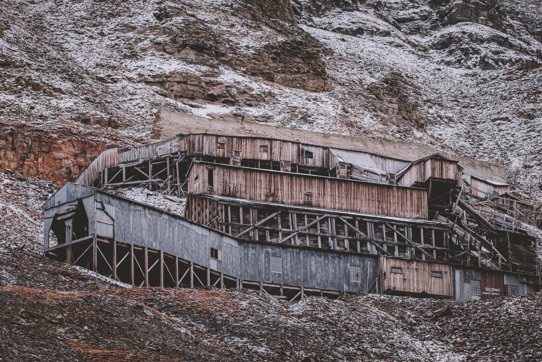 Abandoned coal mine #2 in Longyearbyen, Svalbard (Norway)
